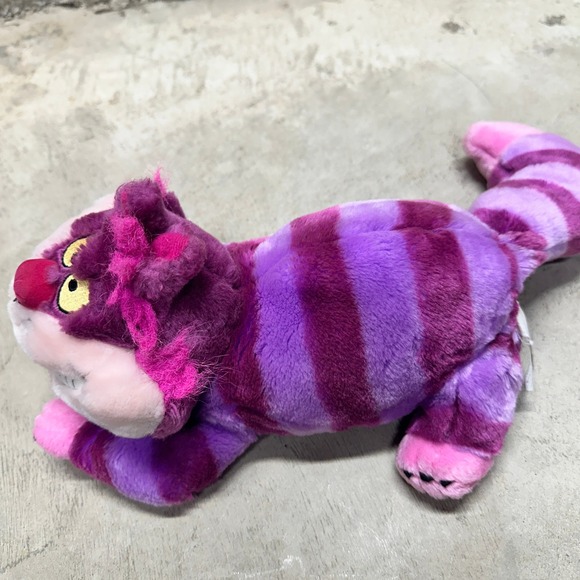 Disney Alice In Wonderland Cheshire Cat Plush Stuffed Animal Toy Purple‎ - Picture 3 of 7